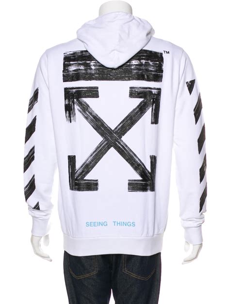 off white seeing things hoodie replica